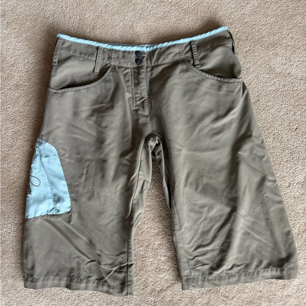 Salomon Athletic Shorts with Light Blue Accents